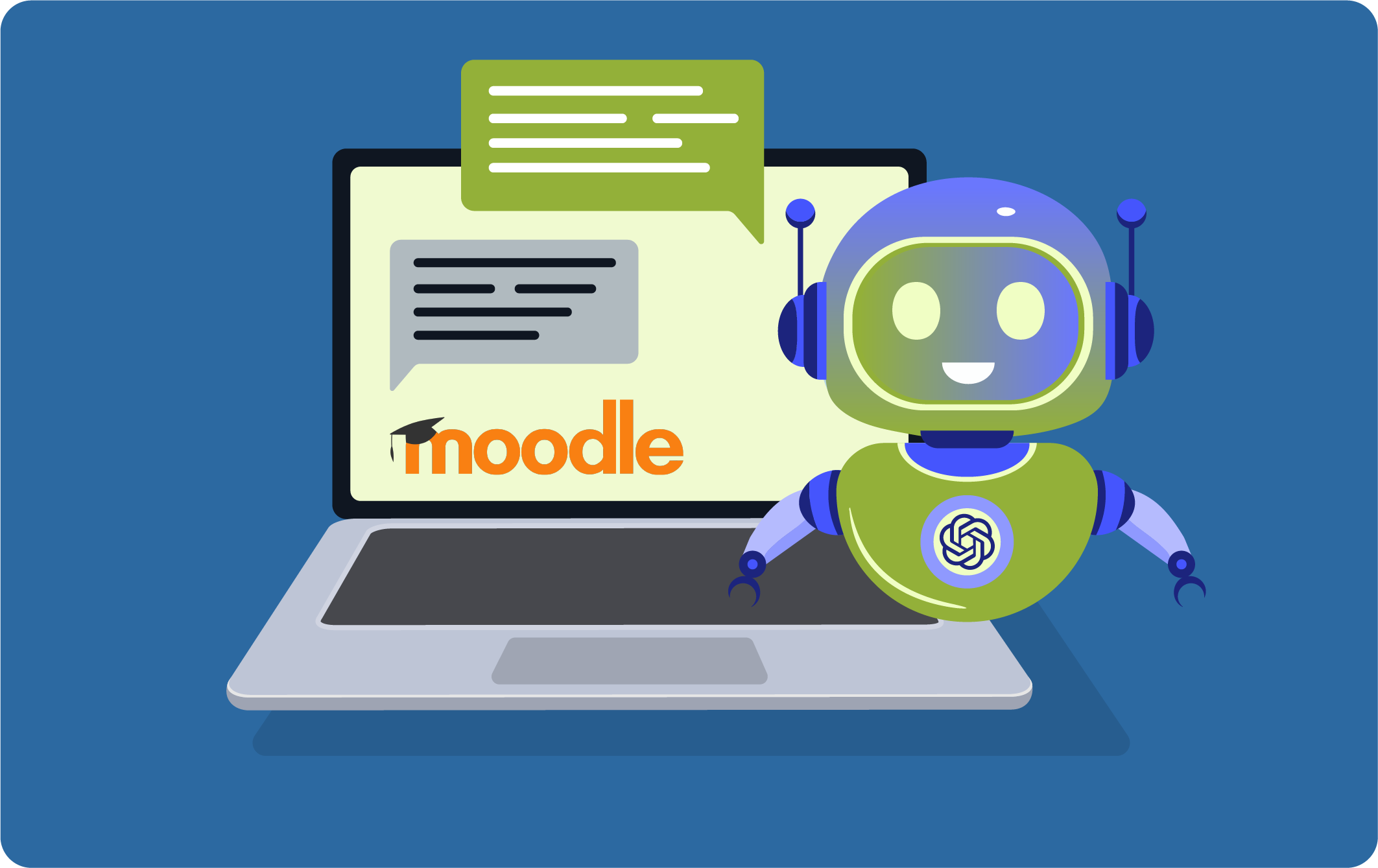 FH Technikum Wien Chatbot Illustration